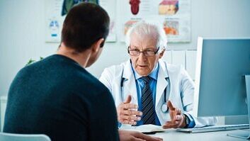 En Dokter Consultatioun mat Probleemer mat Potenze