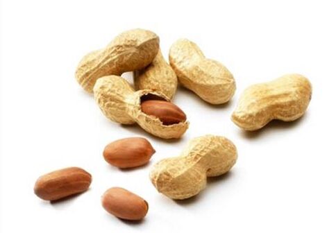 Erdnüsse enthalen Vitamin B3, wat noutwendeg ass fir d 